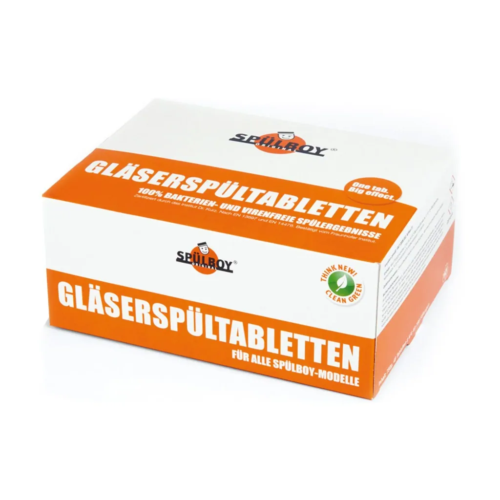 Spültabs, Gläserspültabletten von SPÜLBOY - für Gläserspülgeräte und Thekenbecken