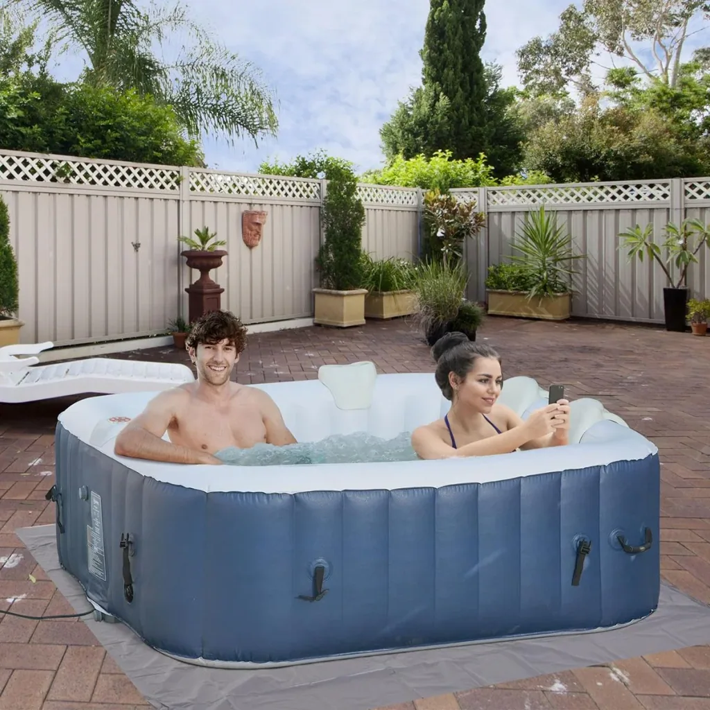 Whirlpool für 2-3 Personen weiß/blau