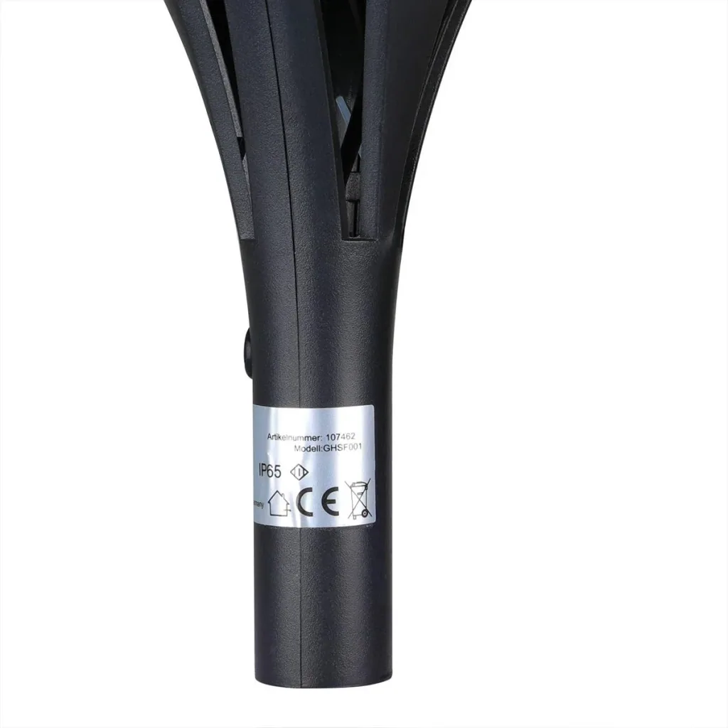 LED-Solartaschenlampe - 2er-Set - Mit Flammeneffekt