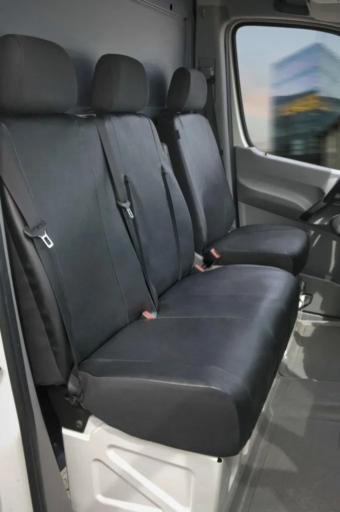 Passform Sitzbezüge für Einzelsitz und Doppelbank vorne für Mercedes Sprinter und VW Crafter ab BJ 05/2006 - heute