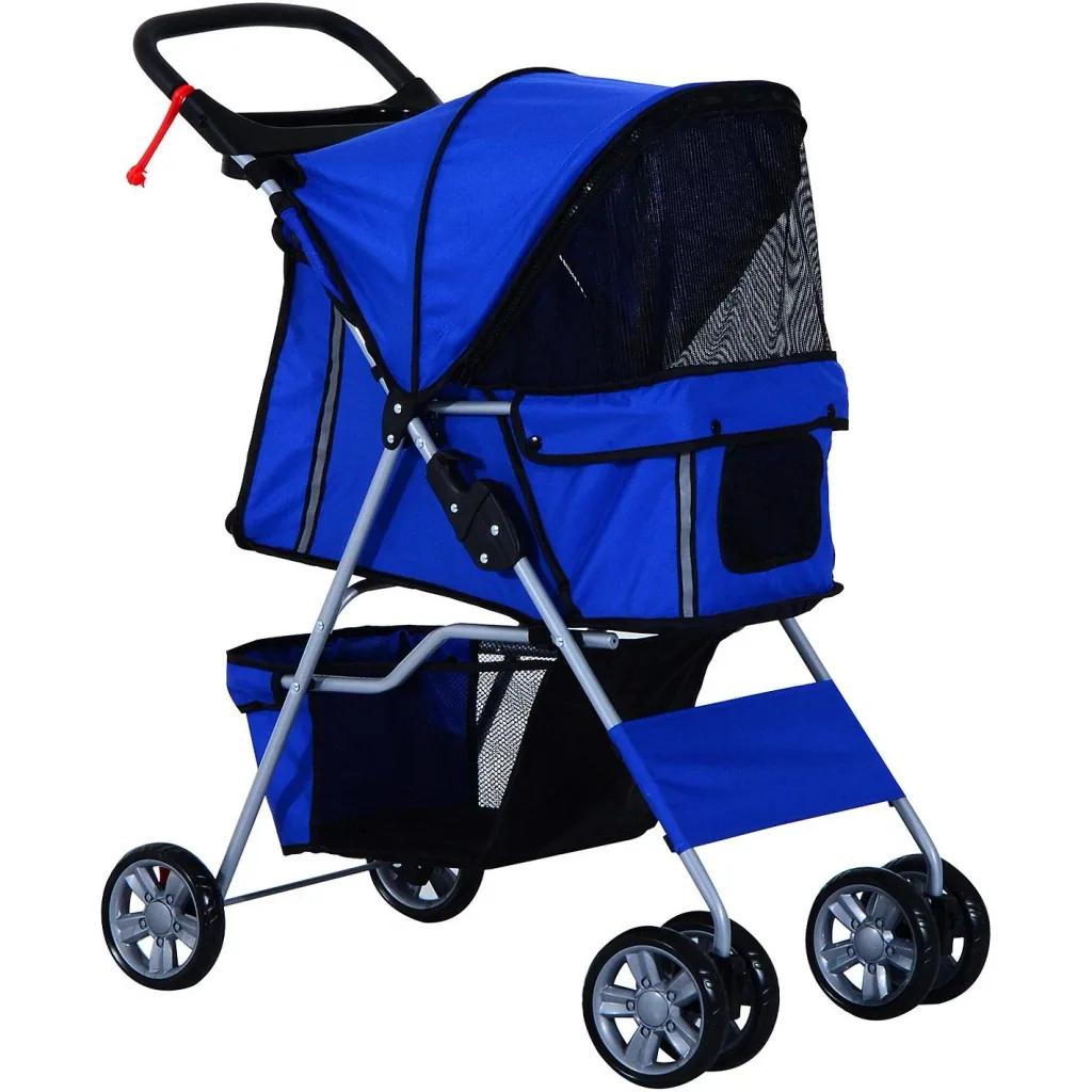 Hundewagen Hundebuggy Blau