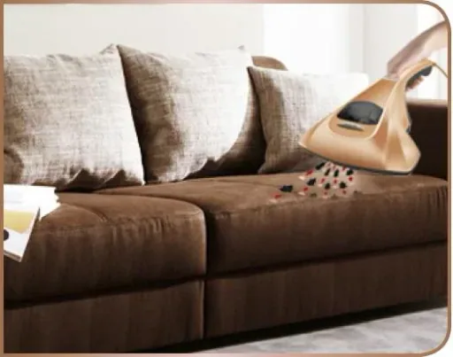 Milbensauger "Edition Rosegold" mit UVC Lampe