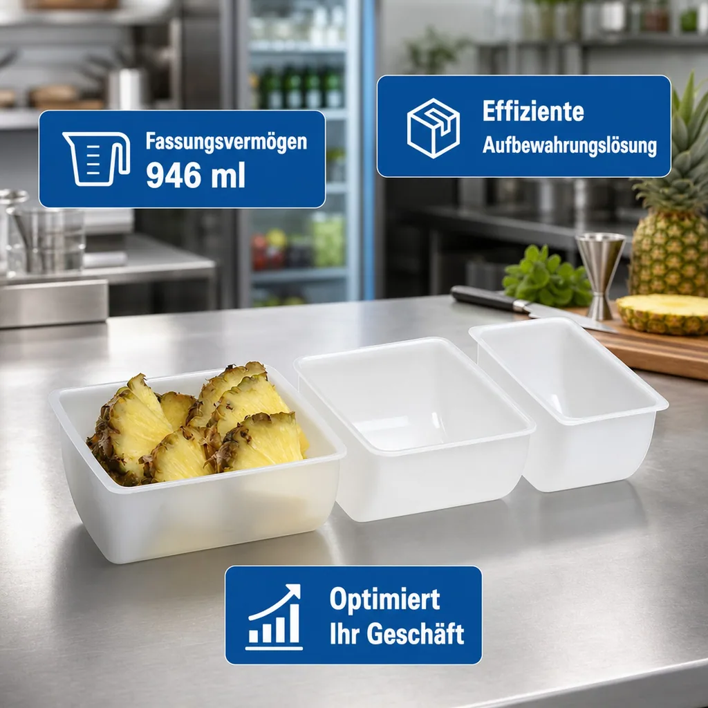 Zutatenbehälter - EINSATZ 1 lt. (946 ml)