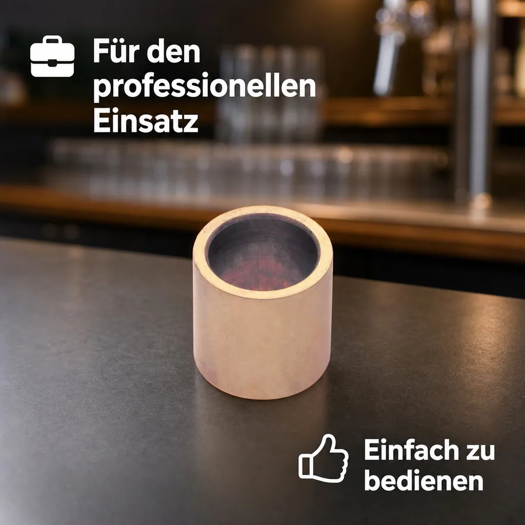 Distanzhülse für Schankhahn - Gewinde - messing, 60mm
