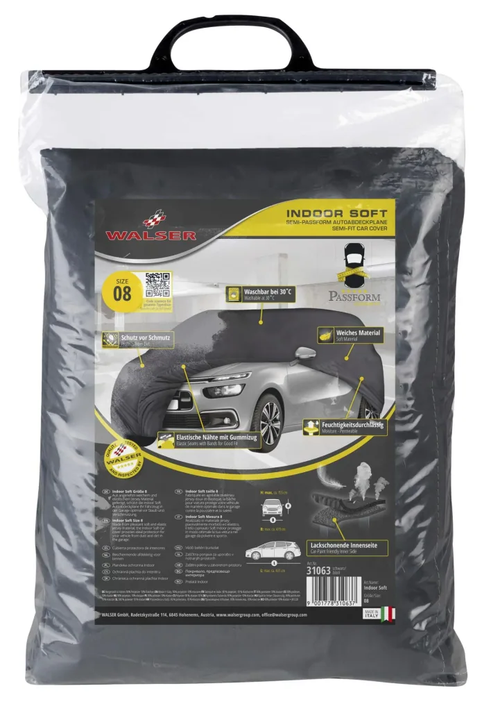 Autoabdeckplane indoor soft - Größe 8 - 431x470x155cm - PES - Elasthan