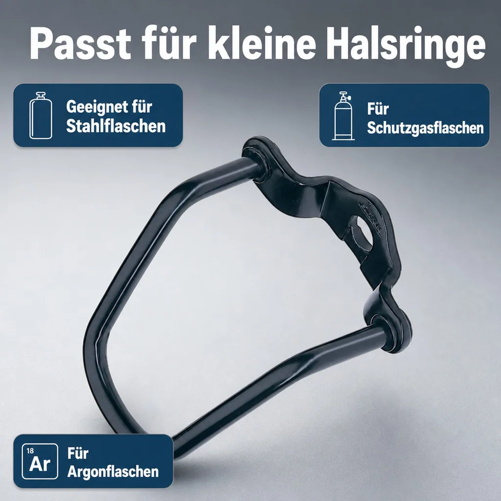 Flaschenhalter, Tragegriff für Mehrweg CO2-Flaschen