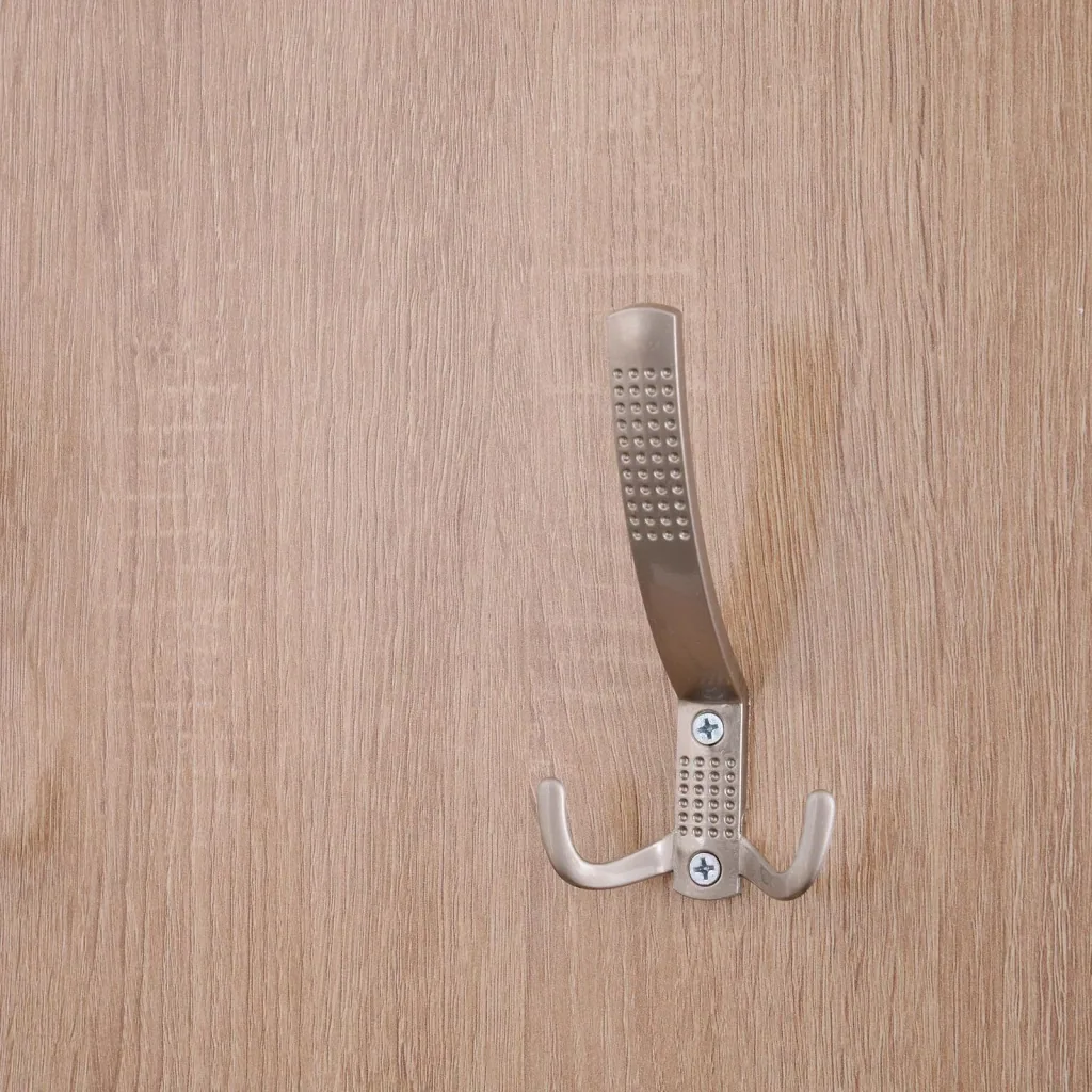 3-teiliges Garderoben-Set Flurgaderobe mit Schuhschrank Garderobe Wandspiegel 4 Haken Natur 30 x 100 cm