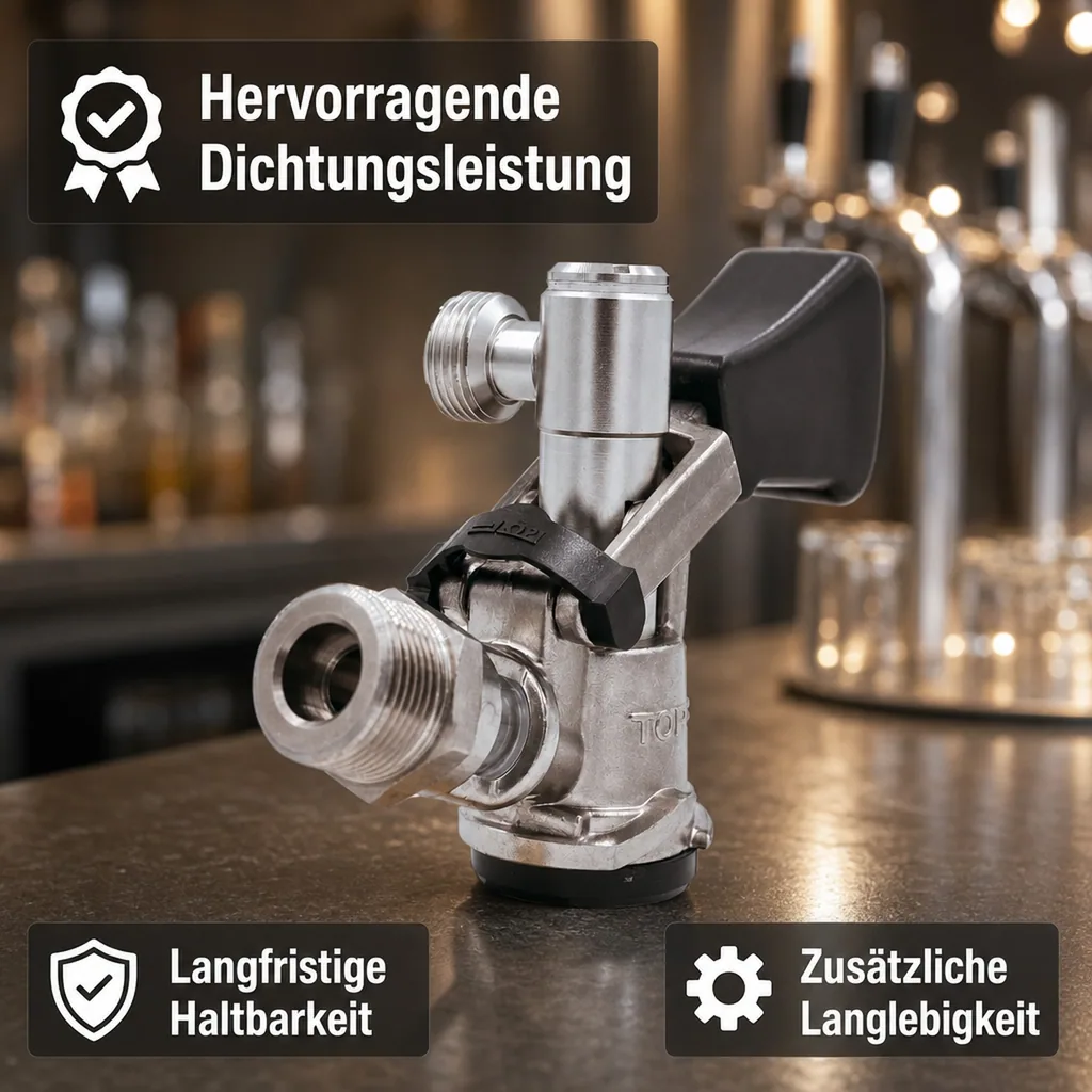 Köpi - Zapfkopf Typ D, Thekenanstich