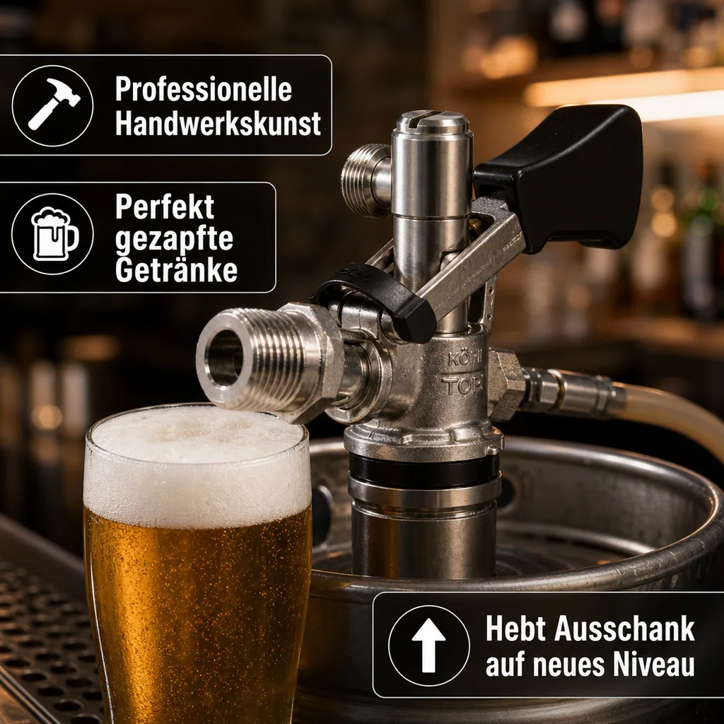Köpi - Zapfkopf Typ D, Thekenanstich