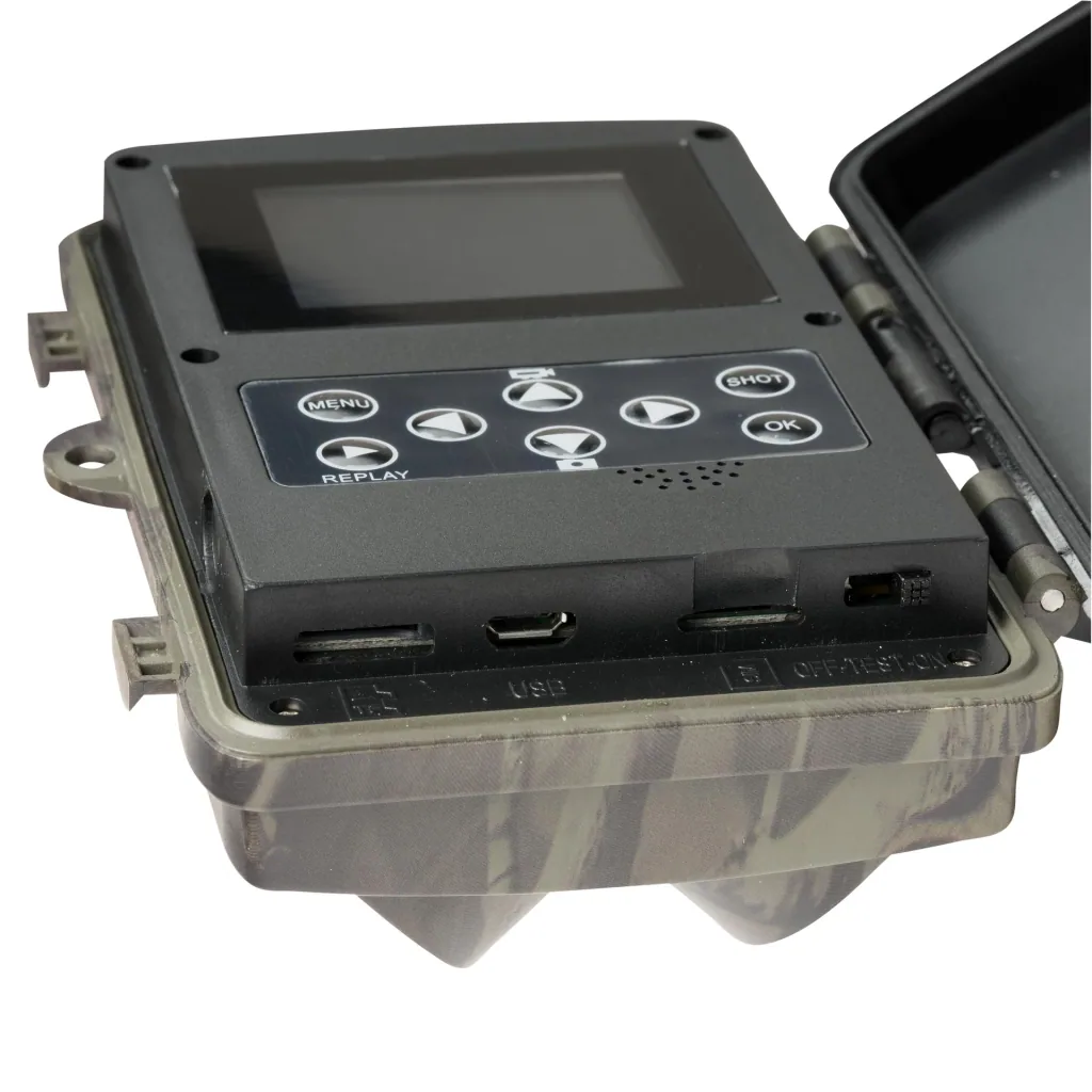 Wild- und Überwachungskamera mit 8 MP, 2" Farb-Display und integriertem GSM-Modul
