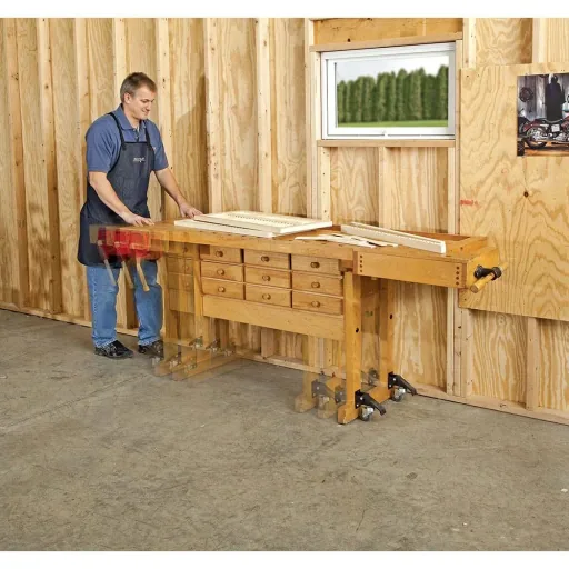 Radsatz für Werkbank 4 Stück 180 kg