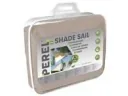 Garten-Sonnensegel Dreieck 3,6 X 3,6 X 3,6 m Farbe: Taupe