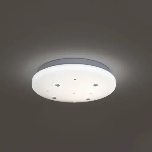 LED Glitzer- Decken-/Wandleuchte Shining Diamond 9W + Sleeptimer & Lichtfarbenwechsel Ø 220 mm
