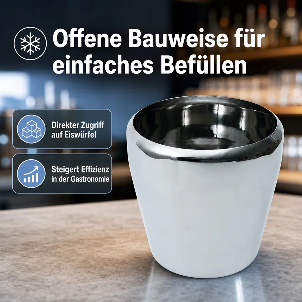 Eiswürfelbehälter Eiseimer ohne Deckel