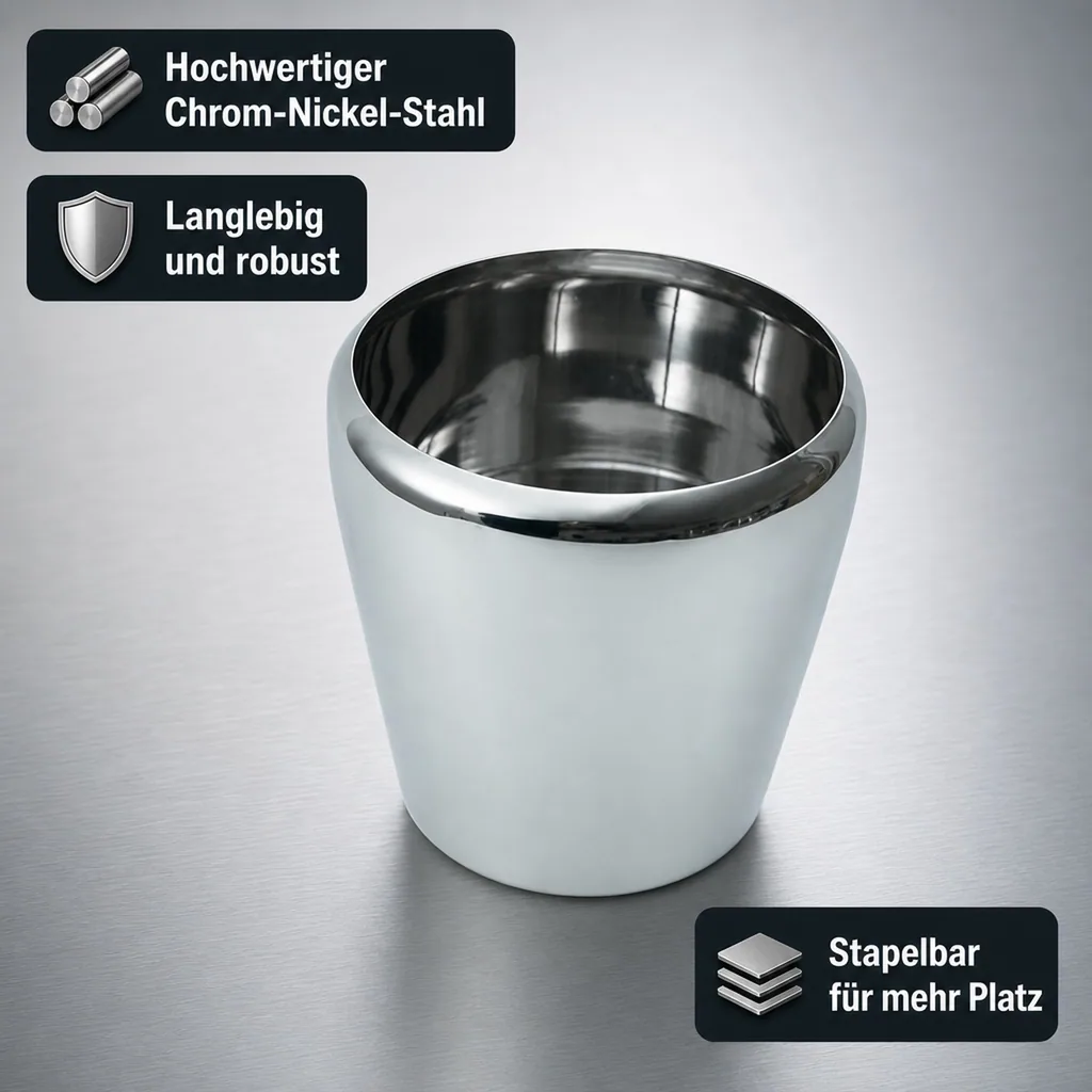 Eiswürfelbehälter Eiseimer ohne Deckel