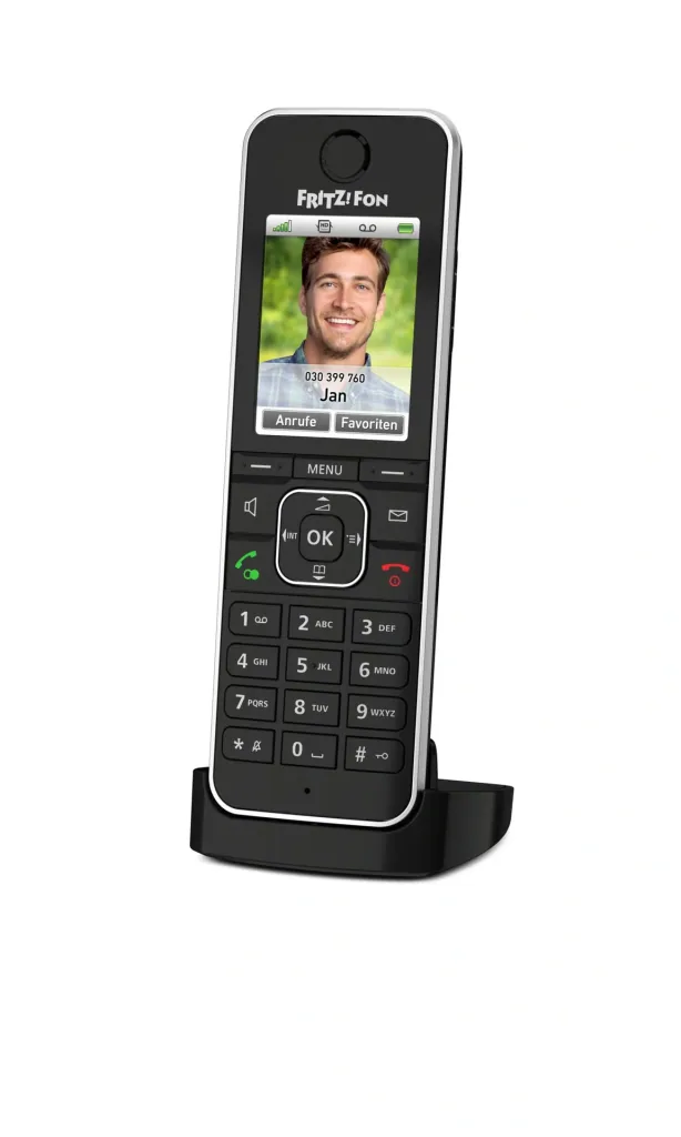 FRITZ!Fon C6 Black Farbdisplay