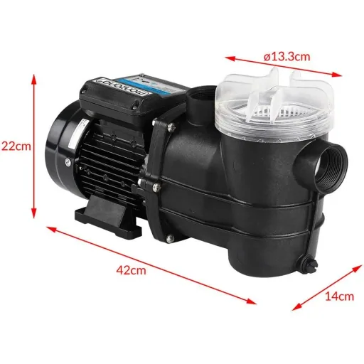 Tauchpumpe/Sandfilterpumpe/Wasserpumpe 9.960 l/h inkl. Vorfilter