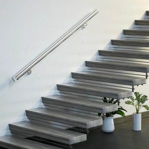 Handlauf Edelstahl 4,2x80cm
