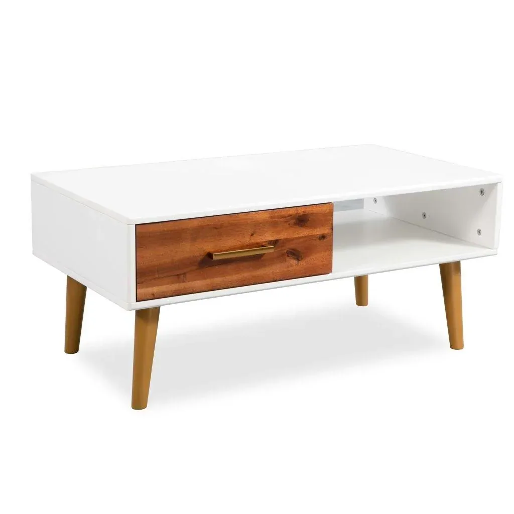 Couchtisch 90x50x40 cm Akazienholz massiv