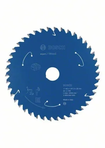 Kreissägeblatt für Akkusägen, Expert for Wood, 140 x 1,8/1,3 x 20 mm