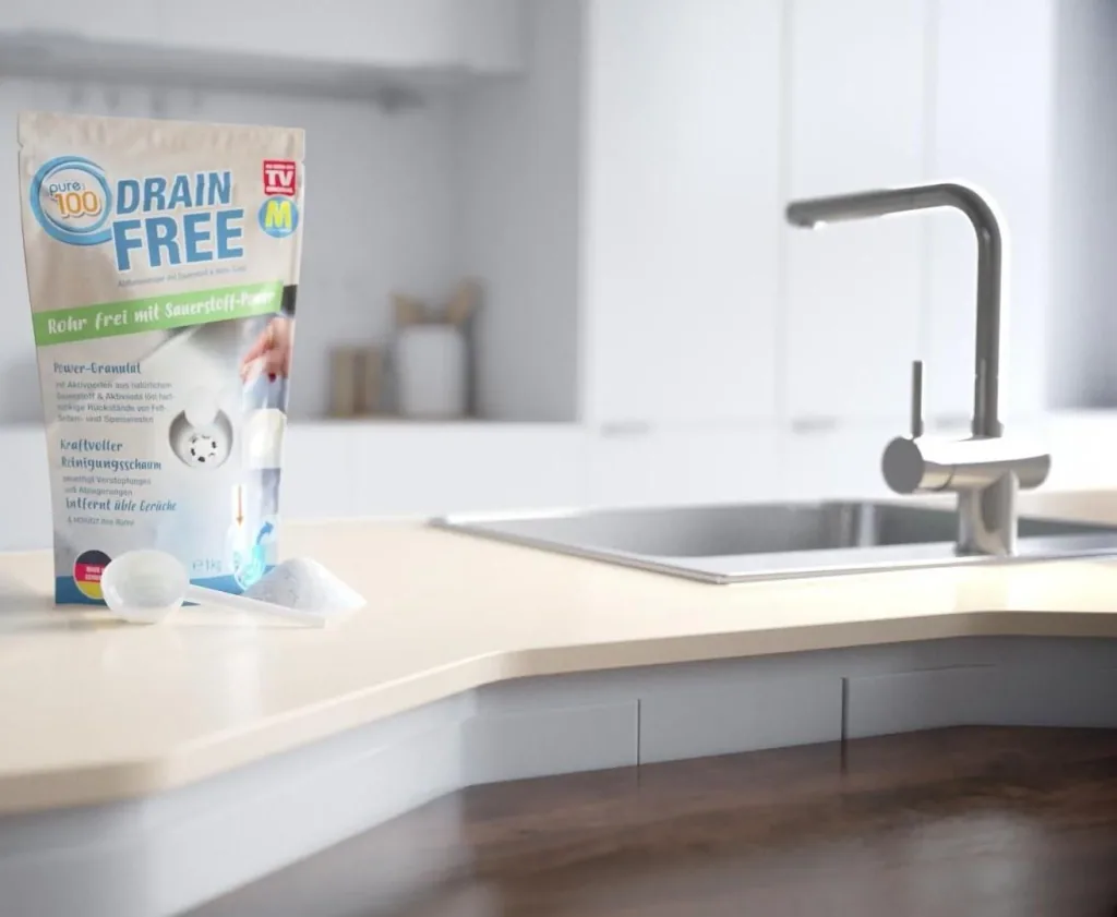 Abflussreiniger Pure100 Drainfree 1 kg