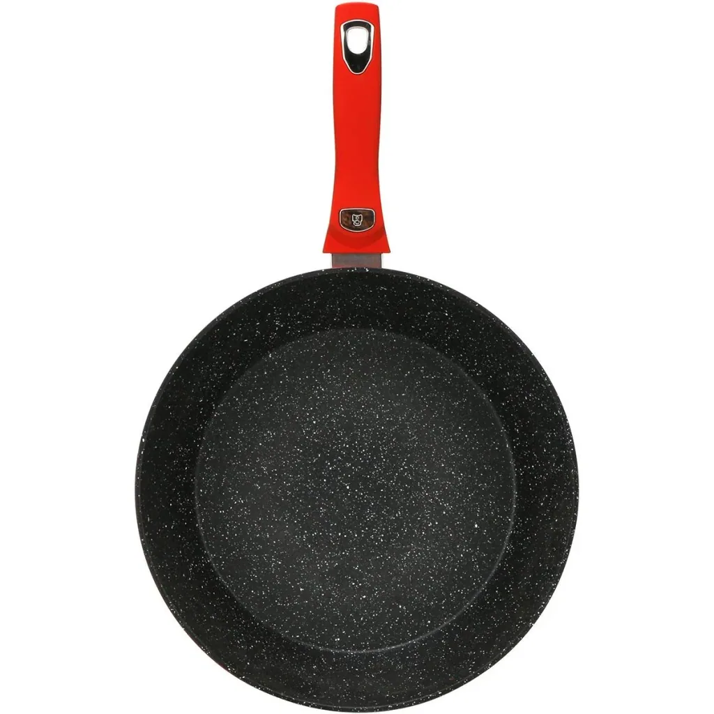 Wokpfanne - mit Deckel - 30cm - Rot