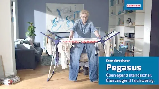 Wäschetrockner Pegasus 200 Solid Deluxe Mobile - Mit Rollen