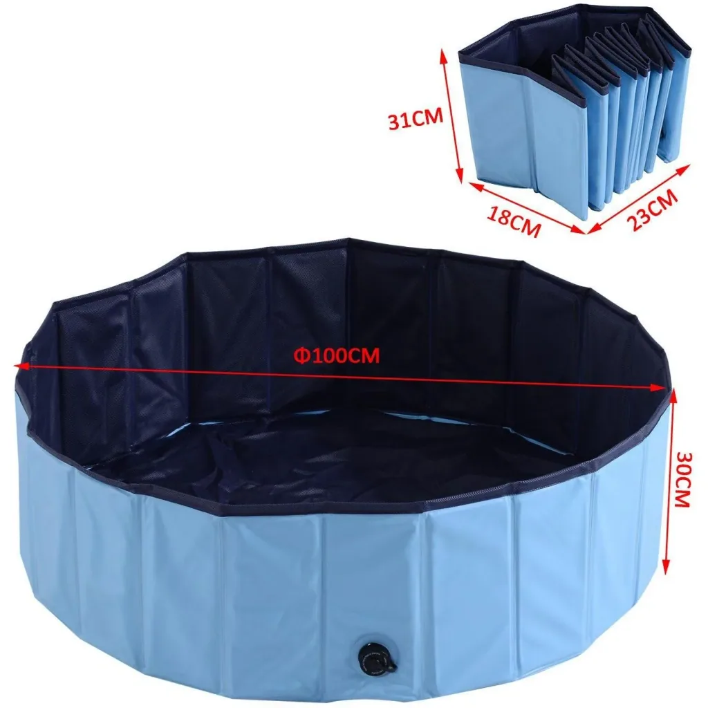 Hundepool Schwimmbad ?100cm Hellblau