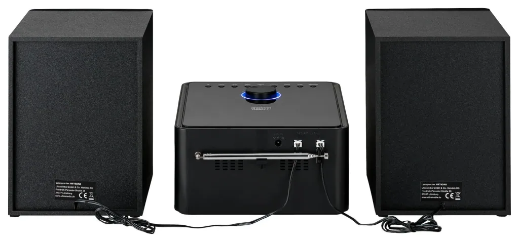 Stereo Micro-HiFi-System mit DAB+/UKW, USB, MP3/CD und Bluetooth