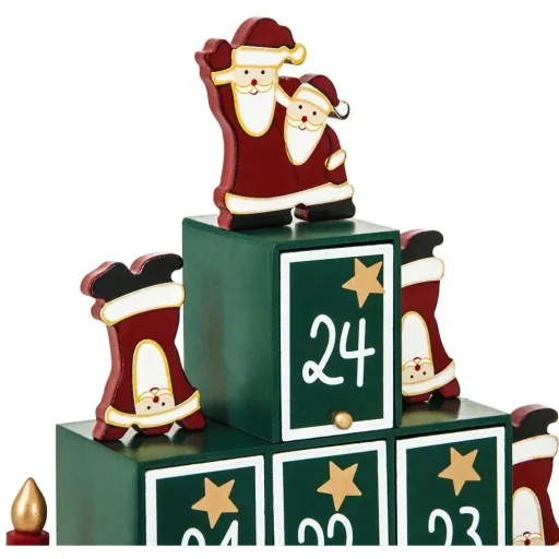 Adventskalender Weihnachtsbaum - aus Holz