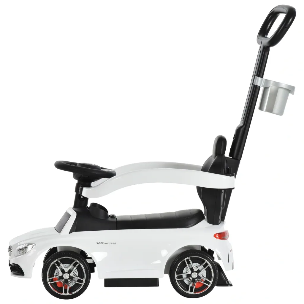 Rutschauto mit Schub- und Haltestange