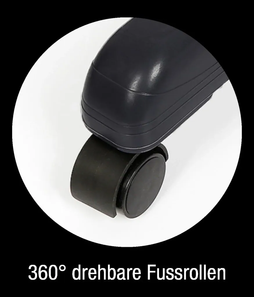 Turmwäscheständer XXL, Schwarz/ Silber