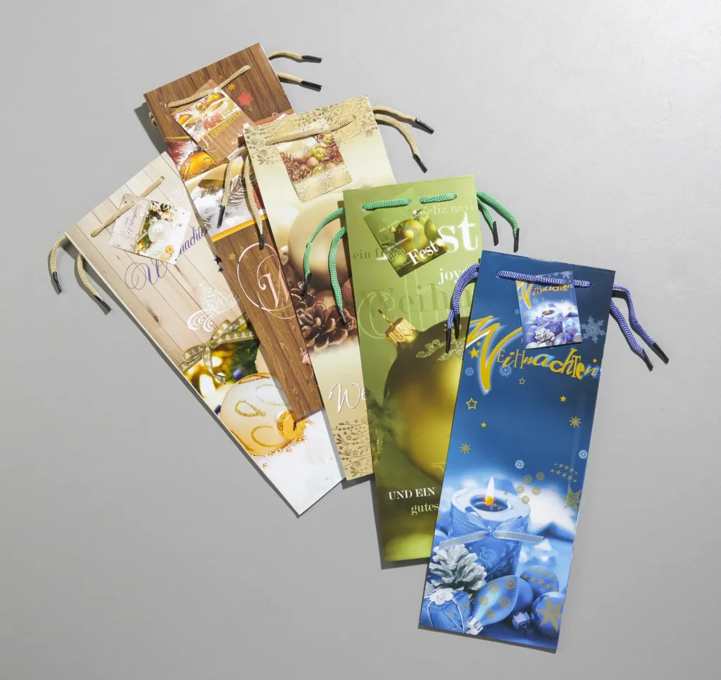Flaschentüten "Weihnachten", 5 Stück