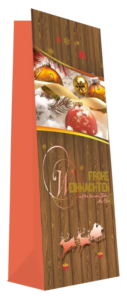 Flaschentüten "Weihnachten", 5 Stück