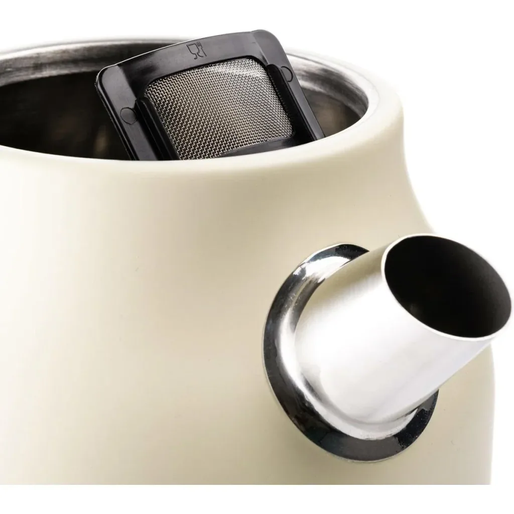 Retro-Wasserkocher - 1,7 Liter - Weiß