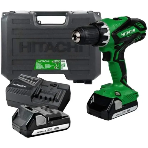 DS18DJL(LC) Akku-Bohrer, 18 Volt Li-Ion mit Koffer + 31-teiliger Bit - Box