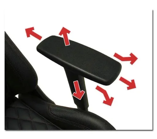 Büro-Stuhl LC-GC-3 schwarz
