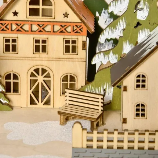 Adventskalender zum Befüllen 24 Schubladen Fächer Weihnachtskalender