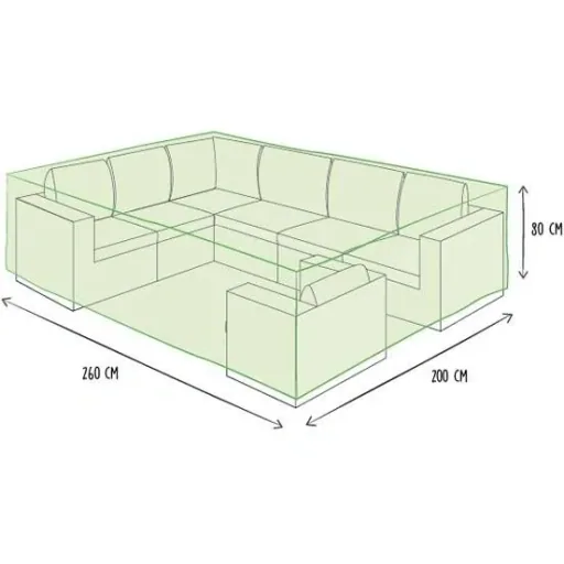 Schutzhülle für Lounge-Set - 260 x 200 x 80 cm