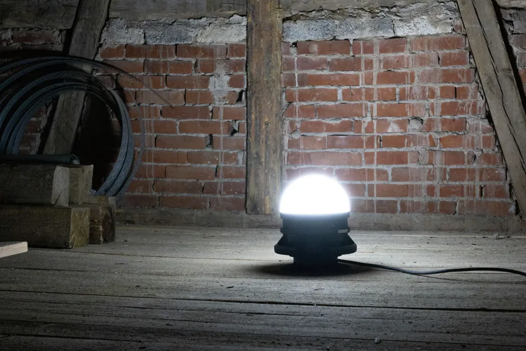 LED Arbeitsleuchte Ball Light 11500 Lumen, 360 Grad Weitwinkelausleuchtung