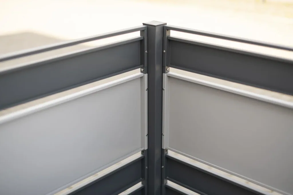 Mülltonnenverkleidung Planum 5er Box, 120 cm, antharzit