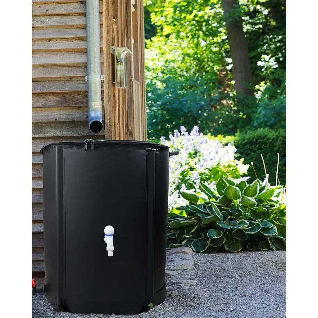 NL Zusammenklappbare Regentonne - 500L - PVC - 80 x 80 x 98 cm