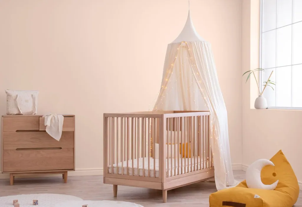 Nobodinoz Babybett "Pure" Eiche 70 x 140