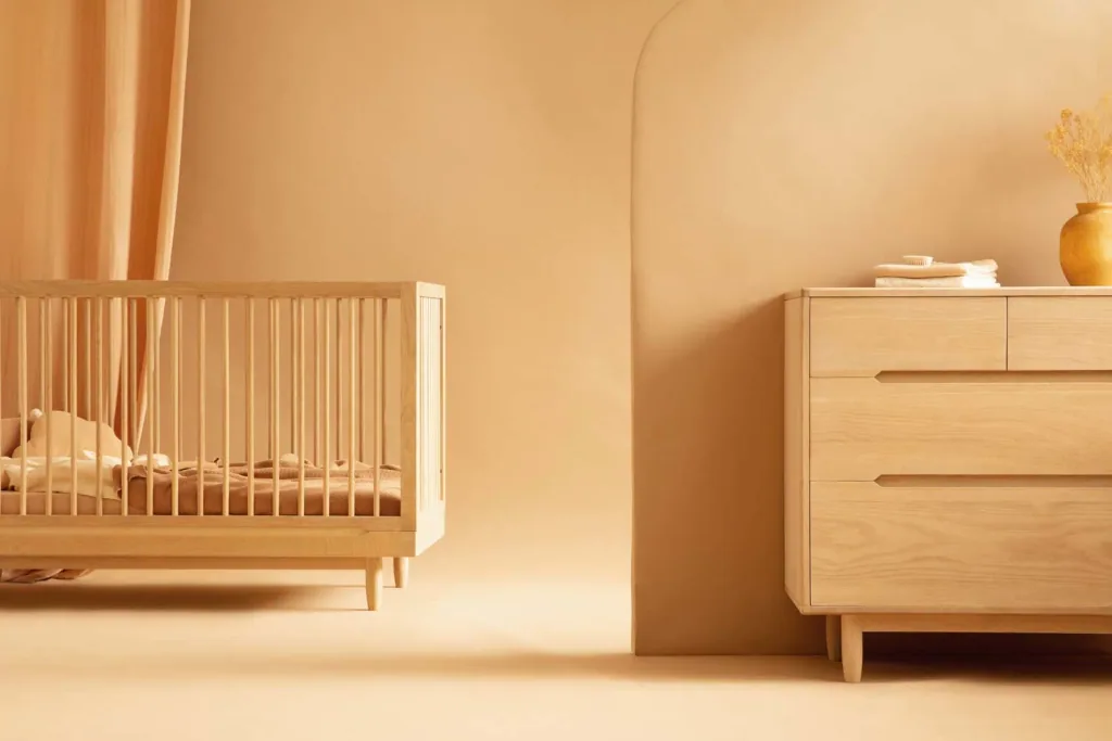 Nobodinoz Babybett "Pure" Eiche 70 x 140