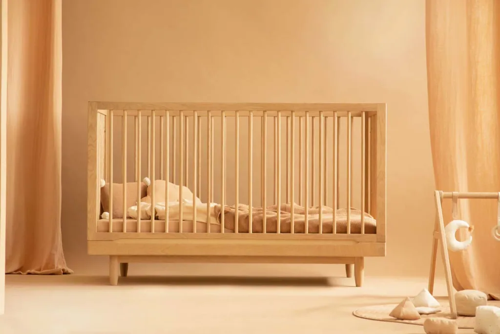 Nobodinoz Babybett "Pure" Eiche 70 x 140
