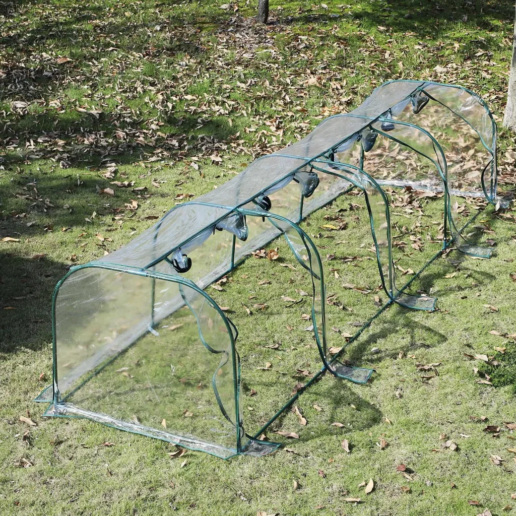 Folientunnel mit 4 Türen