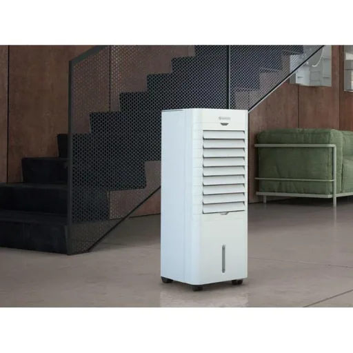 Splendid Peler 6C - Klimagerät inkl. Zeitschaltuhr und Fernbedienung 75 Watt 6 L max. 25 m² mit Freihandventilator