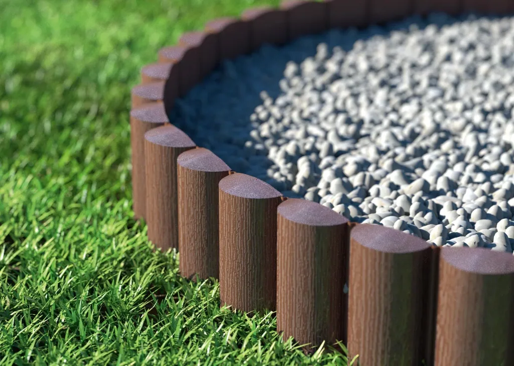 Gartenpalisade 2,4 m ECO braun