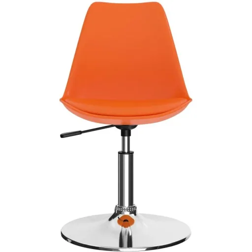 Esszimmerstühle 2-Sitzer Kunstleder orange
