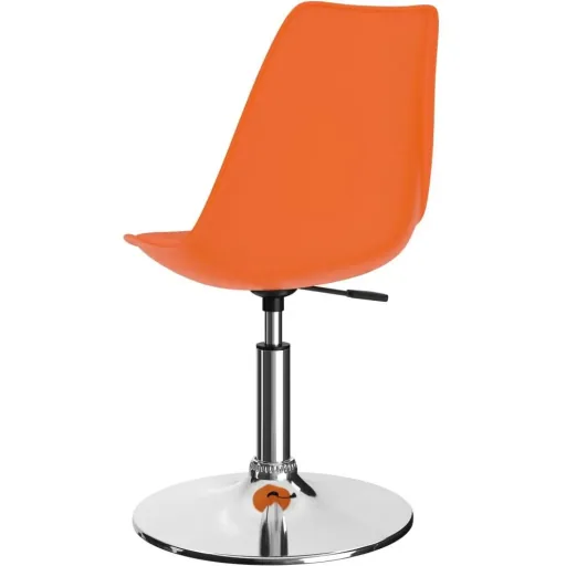 Esszimmerstühle 2-Sitzer Kunstleder orange